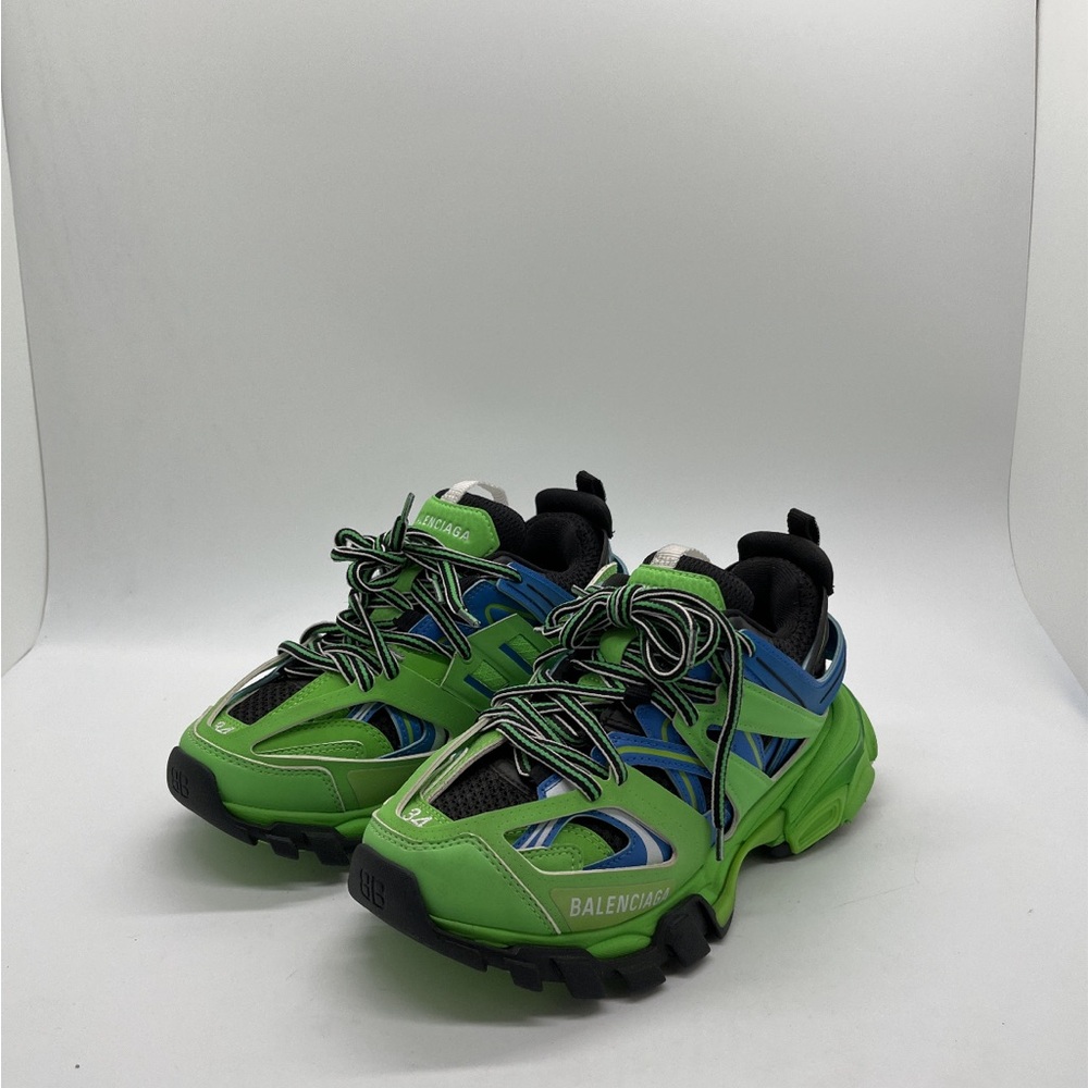 Balenciaga  Green and Blue Sneakers